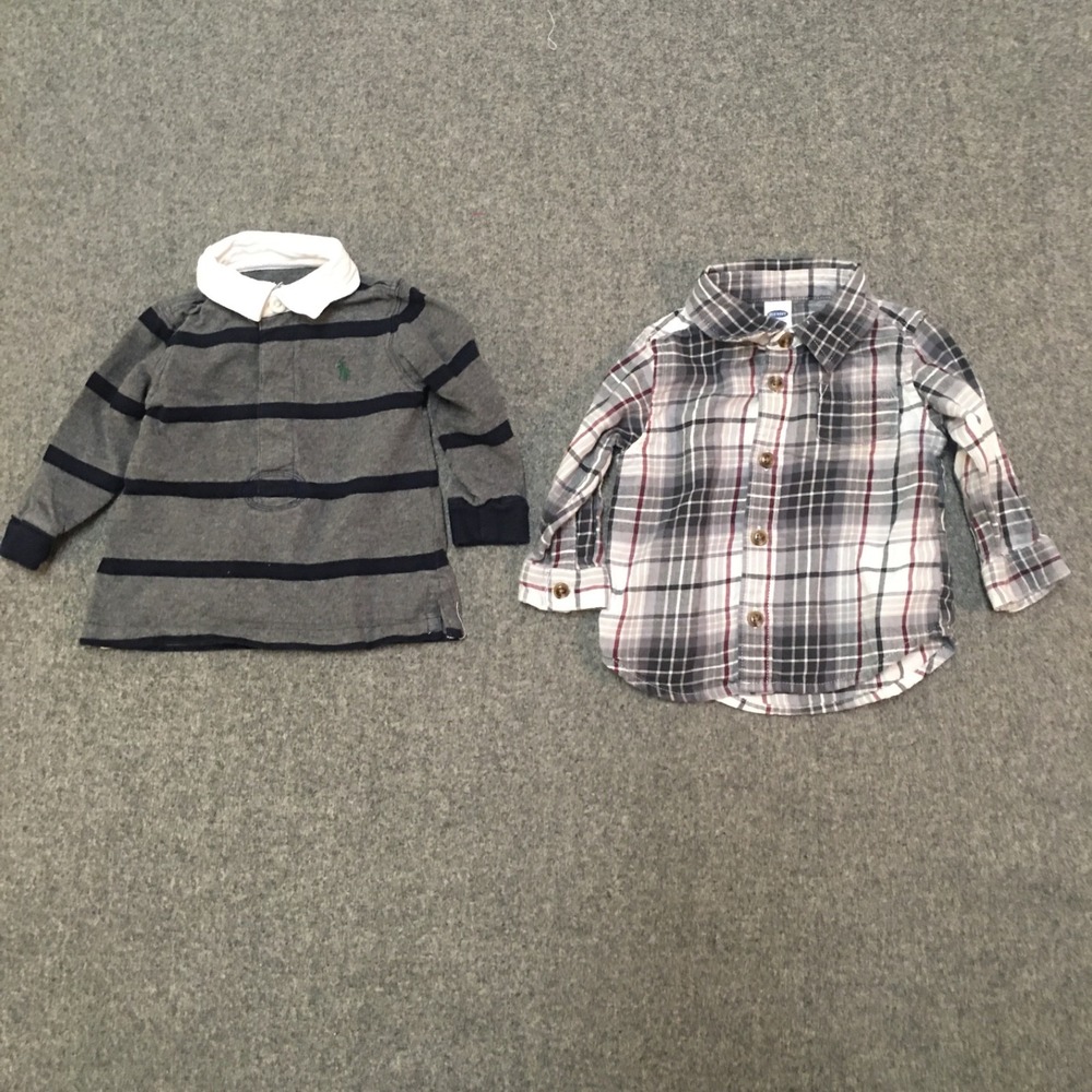 Baby Boy 6-9 Months Clothing Lot 16x Pieces Bulk Winter Colorful Striped - Picture 6 of 11